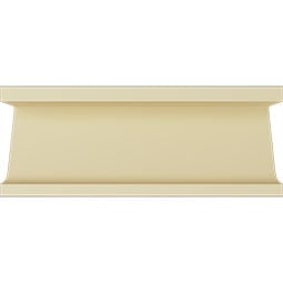 Ekena Millwork - MLD10X06ST - Endurathane Standard Moulding, 9 5/8"H x 6 1/8"P x 94 1/2"L, Factory Primed