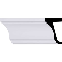 Ekena Millwork - MLD10X06ST - Endurathane Standard Moulding, 9 5/8"H x 6 1/8"P x 94 1/2"L, Factory Primed