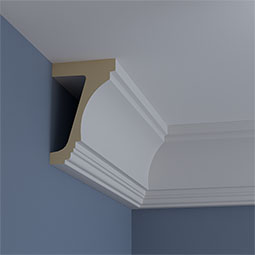 Ekena Millwork - MLD10X06ST - Endurathane Standard Moulding, 9 5/8"H x 6 1/8"P x 94 1/2"L, Factory Primed