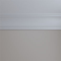 Ekena Millwork - MLD10X06ST - Endurathane Standard Moulding, 9 5/8"H x 6 1/8"P x 94 1/2"L, Factory Primed