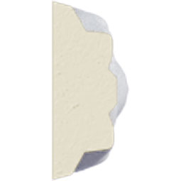 Ekena Millwork - PML00X00EG - Endurathane Egg & Dart Panel Moulding, 7/8"H x 3/8"P x 94 1/2"L, Factory Primed