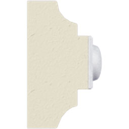Ekena Millwork - PML01X10ED - Endurathane Edwards Panel Moulding, 1 1/4"H x 3/4"P x 94 1/2"L, Factory Primed