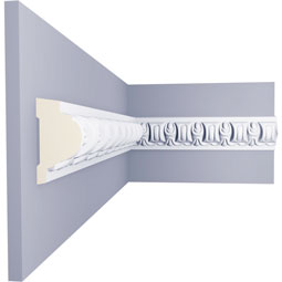 Ekena Millwork - PML02X01CP - Endurathane Capistrano Panel Moulding, 2 3/8"H x 1 1/4"P x 94 1/2"L, Factory Primed