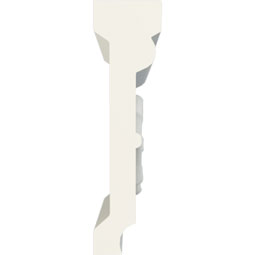 Ekena Millwork - CHA03X01AT - Endurathane Athens Chair Rail, 3 1/4"H x 7/8"P x 94 1/2"L, Factory Primed