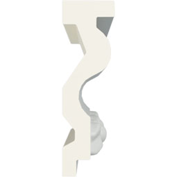 Ekena Millwork - CHA03X01FI - Endurathane Finley Chair Rail, 3 3/8"H x 1"P x 94 1/2"L, Factory Primed