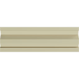 Ekena Millwork - CHA03X01FI - Endurathane Finley Chair Rail, 3 3/8"H x 1"P x 94 1/2"L, Factory Primed