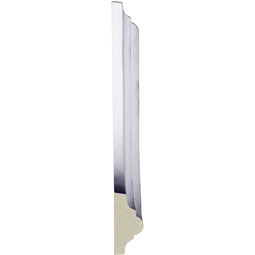 Ekena Millwork - PML12X00AD - Endurathane Adonis Panel Moulding, 11 7/8"H x 3/4"P x x 23 1/2"W, Factory Primed
