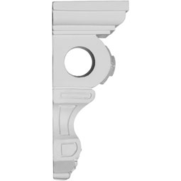 Ekena Millwork - COR07X05X12FR - Endurathane Franklin Corbel, 7 3/8"W x 5 1/8"D x 12 1/8"H, Factory Primed