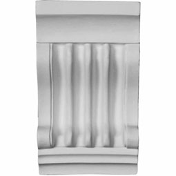 Ekena Millwork - COR04X03X07BE - Endurathane Berkshire Corbel, 4"W x 2 5/8"D x 6 5/8"H, Factory Primed