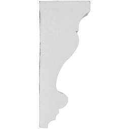Ekena Millwork - COR04X03X07BE - Endurathane Berkshire Corbel, 4"W x 2 5/8"D x 6 5/8"H, Factory Primed
