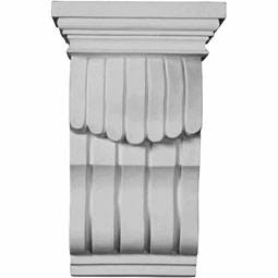 Ekena Millwork - COR07X05X11SE - Endurathane Seville Corbel, 6 7/8"W x 4 5/8"D x 11"H, Factory Primed