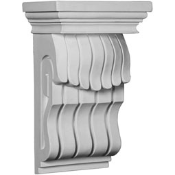 Ekena Millwork - COR07X05X11SE - Endurathane Seville Corbel, 6 7/8"W x 4 5/8"D x 11"H, Factory Primed