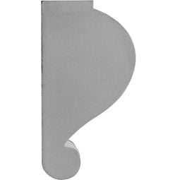Ekena Millwork - COR07X04X07EL - Endurathane Elsinore Corbel, 6 1/2"W x 3 3/4"D x 7 1/8"H, Factory Primed