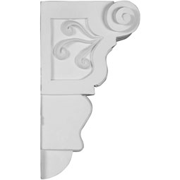 Ekena Millwork - COR09X09X16CO - Endurathane Colonial Corbel, 8 3/4"W x 8 3/4"D x 16 3/8"H, Factory Primed