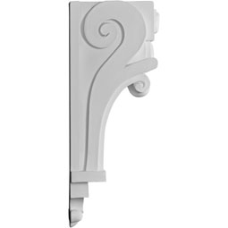 Ekena Millwork - COR08X08X20MD - Endurathane Middlesborough Corbel, 8 1/8"W x 7 7/8"D x 20 1/8"H, Factory Primed