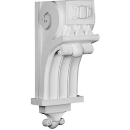 Ekena Millwork - COR08X08X20MD - Endurathane Middlesborough Corbel, 8 1/8"W x 7 7/8"D x 20 1/8"H, Factory Primed