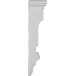 Ekena Millwork - COR06X05X20AL - Endurathane Alexa Corbel, 6 1/8"W x 5"D x 19 7/8"H, Factory Primed