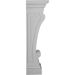 Ekena Millwork - SUR42X12X13QU - Endurathane Queenstown Surround, 11 7/8"W x 12 3/4"D x 41 3/4"H, Factory Primed