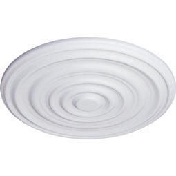Ekena Millwork - CM18CA_P - Endurathane Carton Ceiling Medallion, 17 3/4"OD x 1 3/8"P (For Canopies up to 3 3/4")
