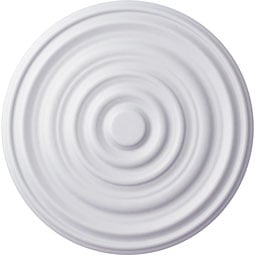 Ekena Millwork - CM18CA_P - Endurathane Carton Ceiling Medallion, 17 3/4"OD x 1 3/8"P (For Canopies up to 3 3/4")