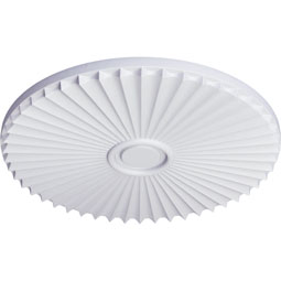 Ekena Millwork - CM30SH_P - Endurathane Shakuras Ceiling Medallion, 29 1/2"OD x 2"P (For Canopies up to 5 1/2")