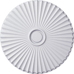 Ekena Millwork - CM30SH_P - Endurathane Shakuras Ceiling Medallion, 29 1/2"OD x 2"P (For Canopies up to 5 1/2")