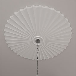 Ekena Millwork - CM48SH_P - Endurathane Shakuras Ceiling Medallion, 47 5/8"OD x 2"P (For Canopies up to 6 1/2")