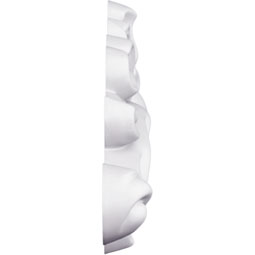 Ekena Millwork - ONL16X04X01CO - Endurathane Cole Onlay, 16 1/8"W x 4 3/8"H x 3/4"P, Factory Primed