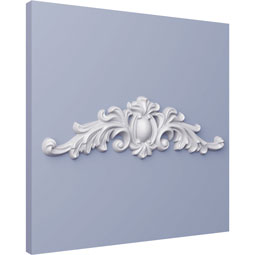 Ekena Millwork - ONL16X04X01CO - Endurathane Cole Onlay, 16 1/8"W x 4 3/8"H x 3/4"P, Factory Primed