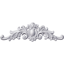Ekena Millwork - ONL16X04X01CO - Endurathane Cole Onlay, 16 1/8"W x 4 3/8"H x 3/4"P, Factory Primed