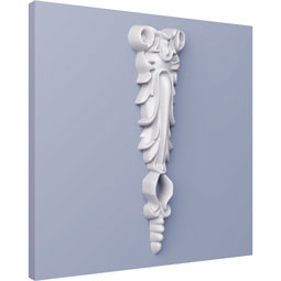 Ekena Millwork - ONL02X07X01MI - Endurathane Milton Onlay, 1 3/4"W x 6 1/2"H x 3/4"P, Factory Primed