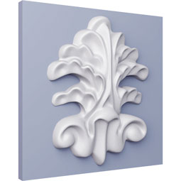 Ekena Millwork - ONL02X03X00HA - Endurathane Harvest Onlay, 2 1/4"W x 2 7/8"H x 3/8"P, Factory Primed