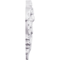 Ekena Millwork - ONL03X03X01SH - Endurathane Shell Onlay, 2 5/8"W x 3 3/8"H x 1/2"P, Factory Primed