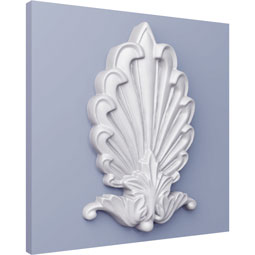 Ekena Millwork - ONL03X05X01FE - Endurathane Federal Onlay, 3 1/8"W x 5"H x 3/4"P, Factory Primed