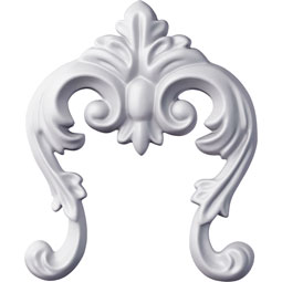 Ekena Millwork - ONL05X06X01BE - Endurathane Benson Onlay, 4 3/4"W x 5 3/4"H x 3/4"P, Factory Primed
