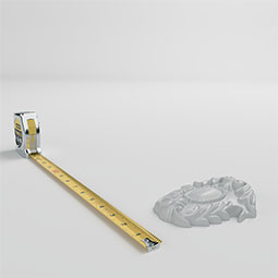 Ekena Millwork - ONL04X05X01CO - Endurathane Cole Onlay, 4"W x 5 1/2"H x 1 1/4"P, Factory Primed