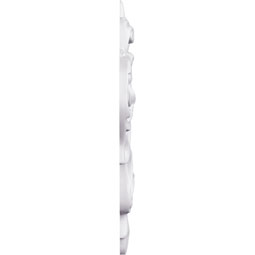 Ekena Millwork - ONL03X06X00TU - Endurathane Turin Onlay, 3 3/8"W x 6 1/8"H x 3/8"P, Factory Primed