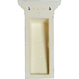 Ekena Millwork - COR07X07X12ED - Endurathane Edwards Curved Corbel, 6 1/2"W x 7 3/8"D x 12"H, Factory Primed