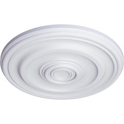 Ekena Millwork - CM12KP_P - Endurathane Kepler Traditional Ceiling Medallion, 11 7/8"OD x 1 1/4"P (For Canopies up to 2 5/8")