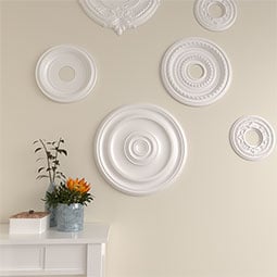 Ekena Millwork - CM20KP_P - Endurathane Kepler Traditional Ceiling Medallion, 19 3/4"OD x 1 1/2"P (For Canopies up to 4 1/2")