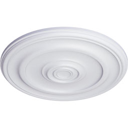 Ekena Millwork - CM24KP_P - Endurathane Kepler Traditional Ceiling Medallion, 23 5/8"OD x 1 3/4"P (For Canopies up to 5 1/4")