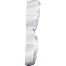 Ekena Millwork - ONL03X02X00BO - Endurathane Bordeaux Shell Onlay, 3"W x 1 3/4"H x 3/8"P, Factory Primed