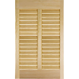 Noralco Industries, Inc. - ABACUSTOMWOOD - Traditional Authentic Wood Bahama/Bermuda Open Louver Shutters, Wood
