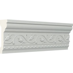 Ekena Millwork - CHA04X01SI - Endurathane Simon Chair Rail, 3 5/8"H x 1 1/4"P x 94 1/2"L, Factory Primed