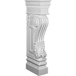 Ekena Millwork - SUR34X06X12RU - Endurathane Rutledge Surround, 6 3/8"W x 12"D x 34 1/8"H, Factory Primed