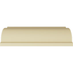 Ekena Millwork - MLD07X09X11RA - Endurathane Raymond Crown Moulding, 7 3/8"H x 9 1/8"P x 11 3/4"F x 94 1/2"L, Factory Primed