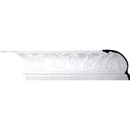 Ekena Millwork - MLD12X15X19PR - Endurathane Preston Crown Moulding, 12"H x 15 3/8"P x 19 1/2"F x 94 1/2"L, Factory Primed