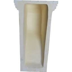 Ekena Millwork - COR13X12X20CO - Endurathane Cosmo Corbel, 13"W x 12"D x 20 1/2"H, Factory Primed