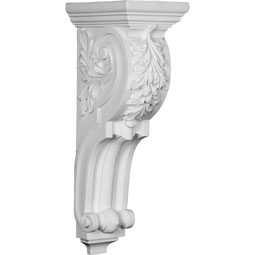 Ekena Millwork - COR07X06X20HA - Endurathane Hamilton Corbel, 5 7/8"W x 7 7/8"D x 20"H, Factory Primed