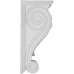 Ekena Millwork - COR08X06X18PE - Endurathane Peralta Corbel, 6"W x 8"D x 18"H, Factory Primed